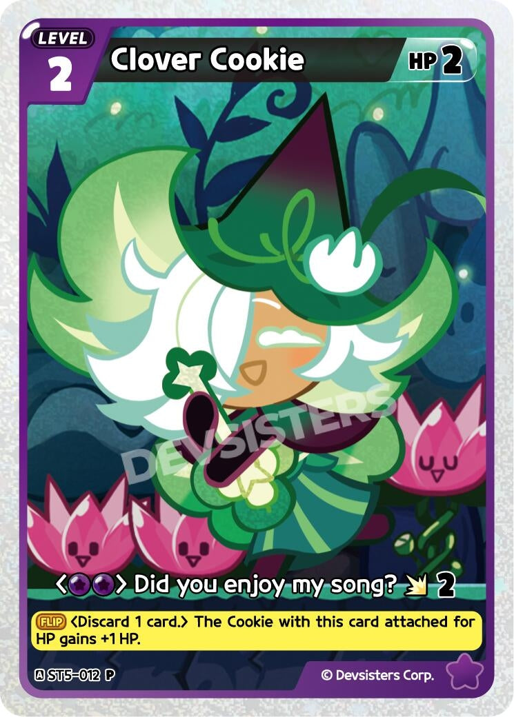 Image for Clover Cookie (ST5-012) (P) - CookieRun: Braverse TCG