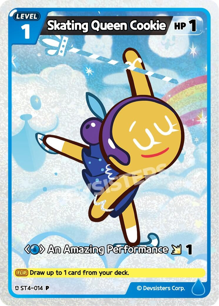 Image for Skating Queen Cookie (ST4-014) (P) - CookieRun: Braverse TCG