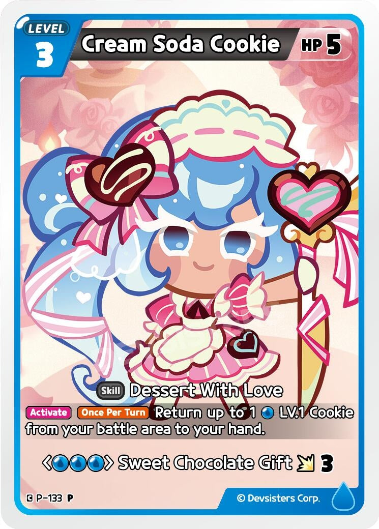 Image for Cream Soda Cookie (133) (P-133) (P) - CookieRun: Braverse TCG