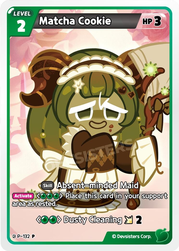 Image for Matcha Cookie (P-132) (P) - CookieRun: Braverse TCG
