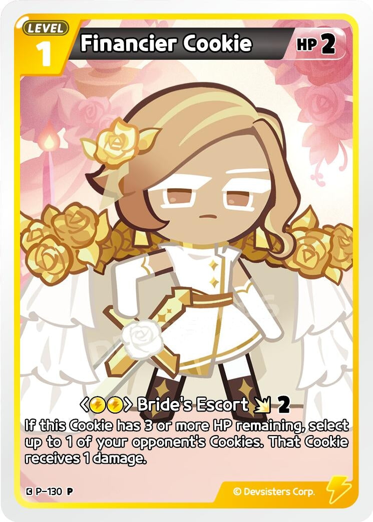Image for Financier Cookie (P-130) (P) - CookieRun: Braverse TCG