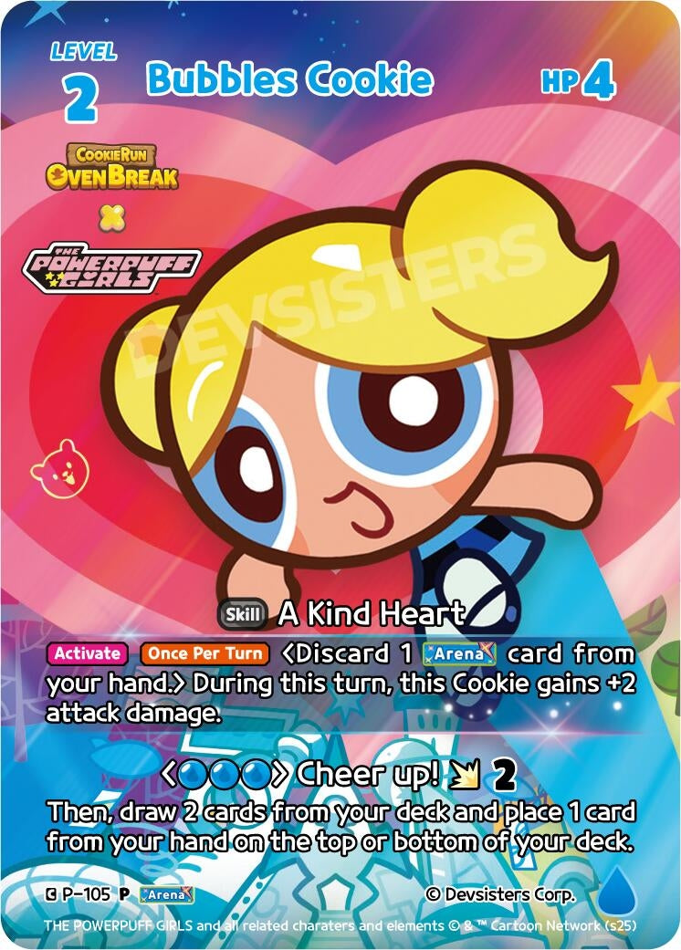 Image for Bubbles Cookie (P-105) (P) - CookieRun: Braverse TCG