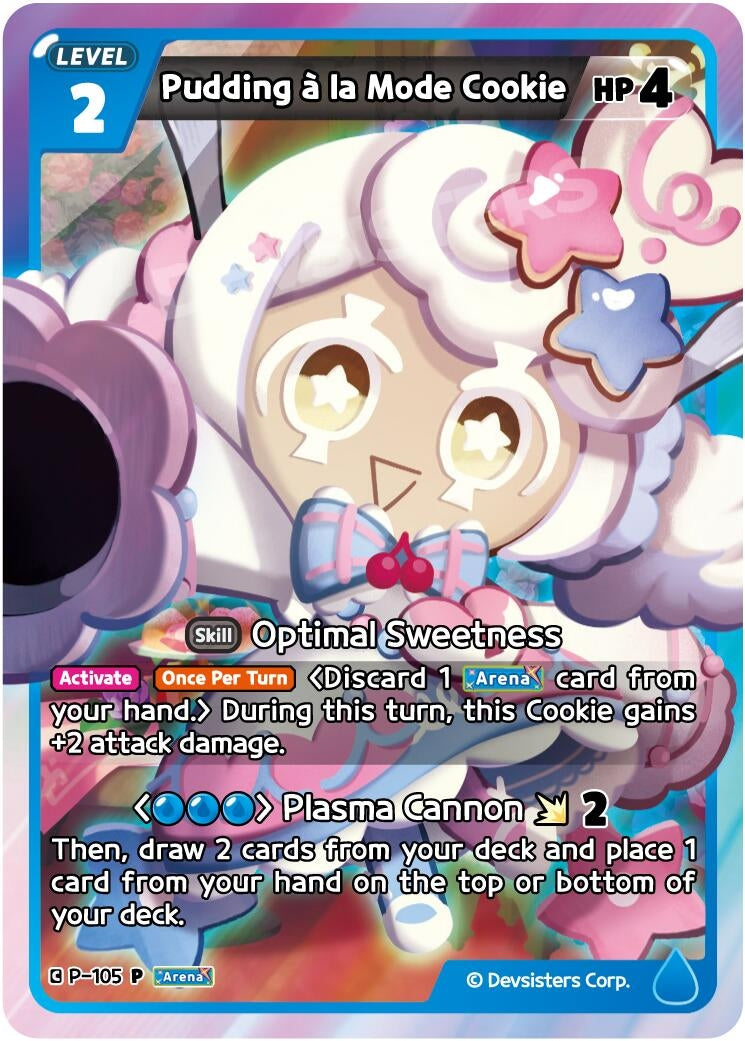 Image for Pudding a la mode Cookie (105) (P-105) (P) - CookieRun: Braverse TCG
