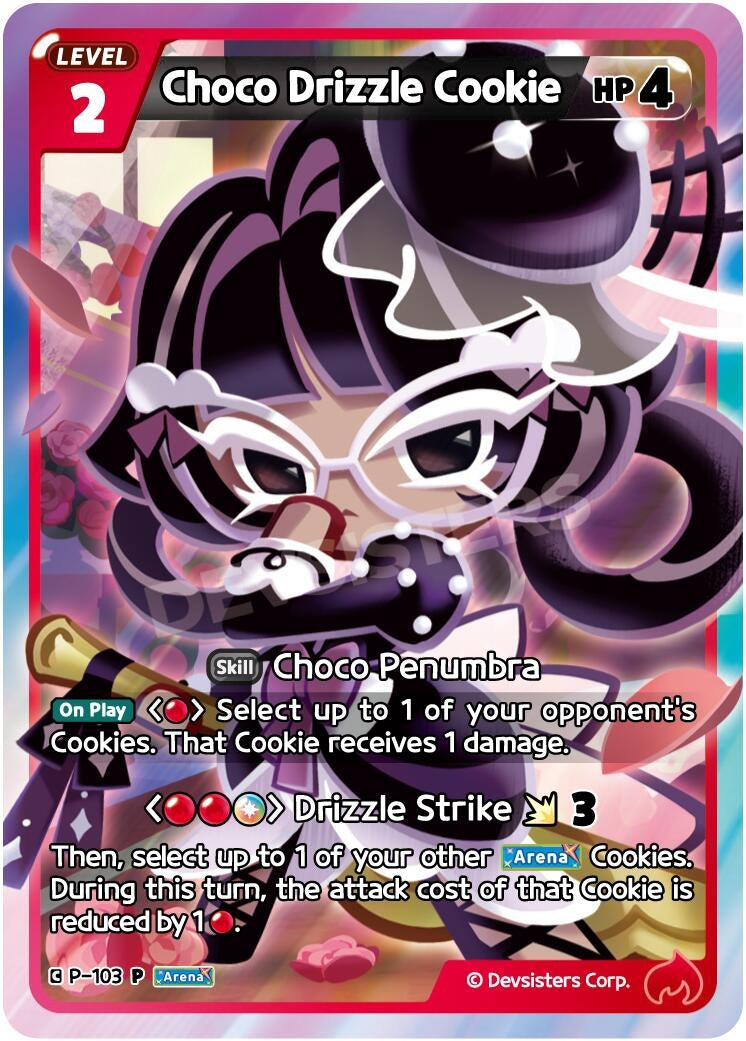 Image for Choco Drizzle Cookie (P-103) (P) - CookieRun: Braverse TCG