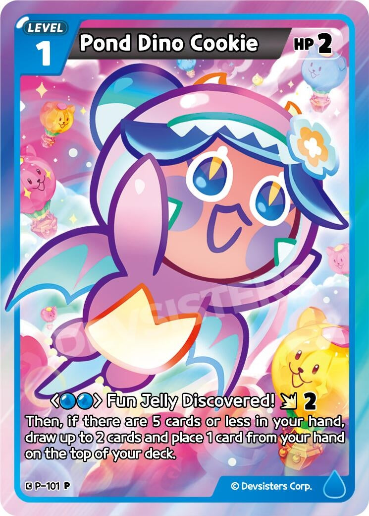 Image for Pond Dino Cookie (P-101) (P) - CookieRun: Braverse TCG