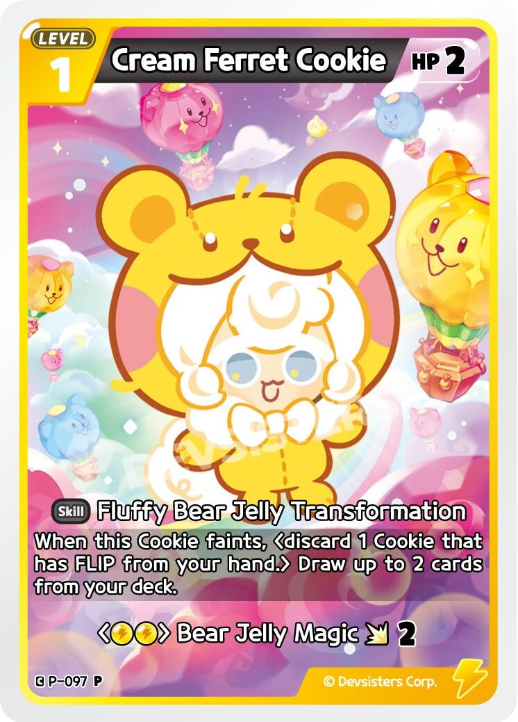 Image for Cream Ferret Cookie (097) (P-097) (P) - CookieRun: Braverse TCG