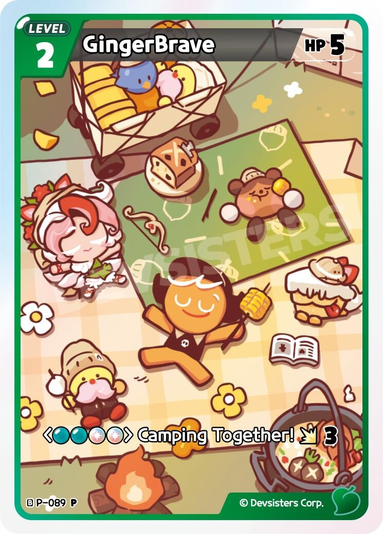Image for GingerBrave (089) (P-089) (P) - CookieRun: Braverse TCG