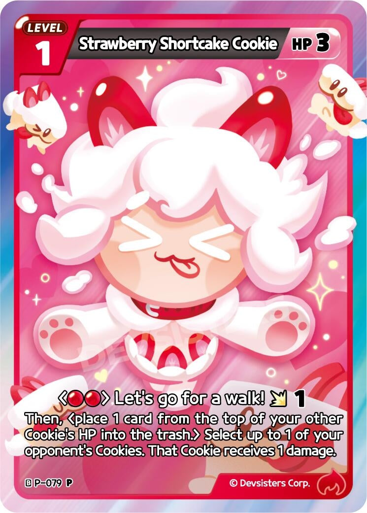 Image for Strawberry Shortcake Cookie (P-079) (P) - CookieRun: Braverse TCG