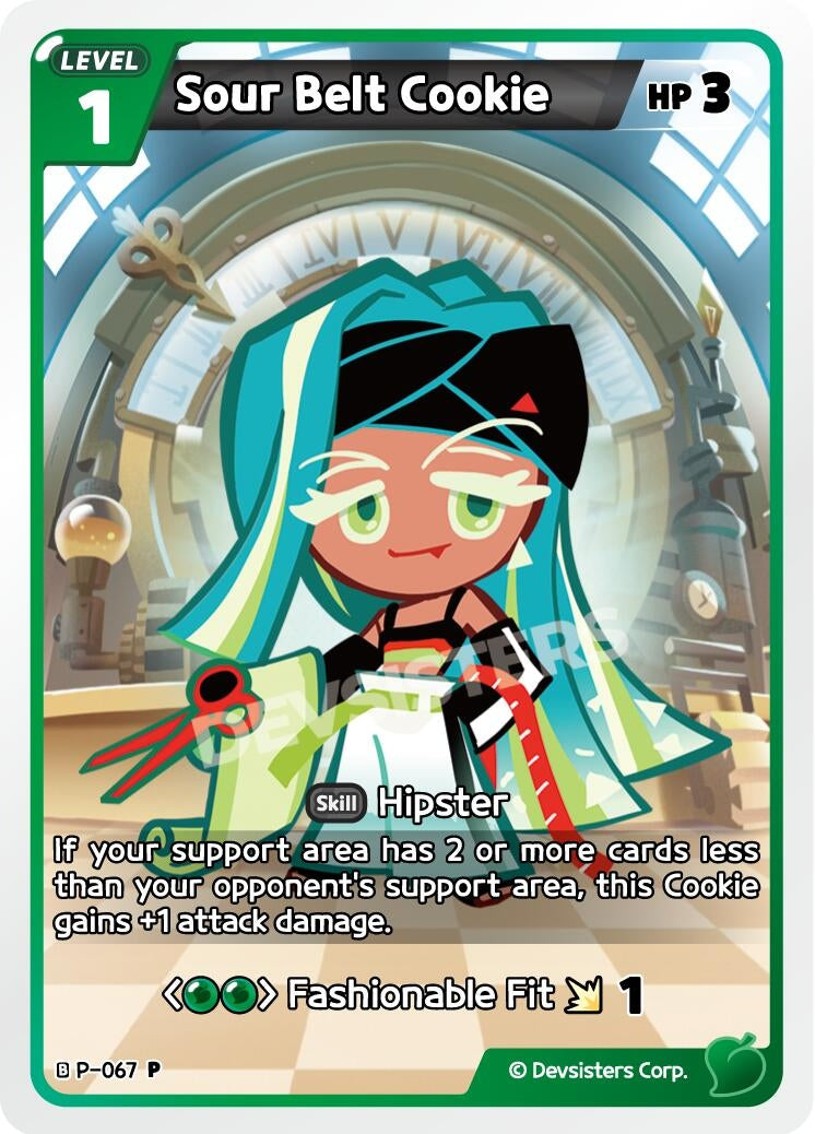 Image for Sour Belt Cookie (067) (P-067) (P) - CookieRun: Braverse TCG