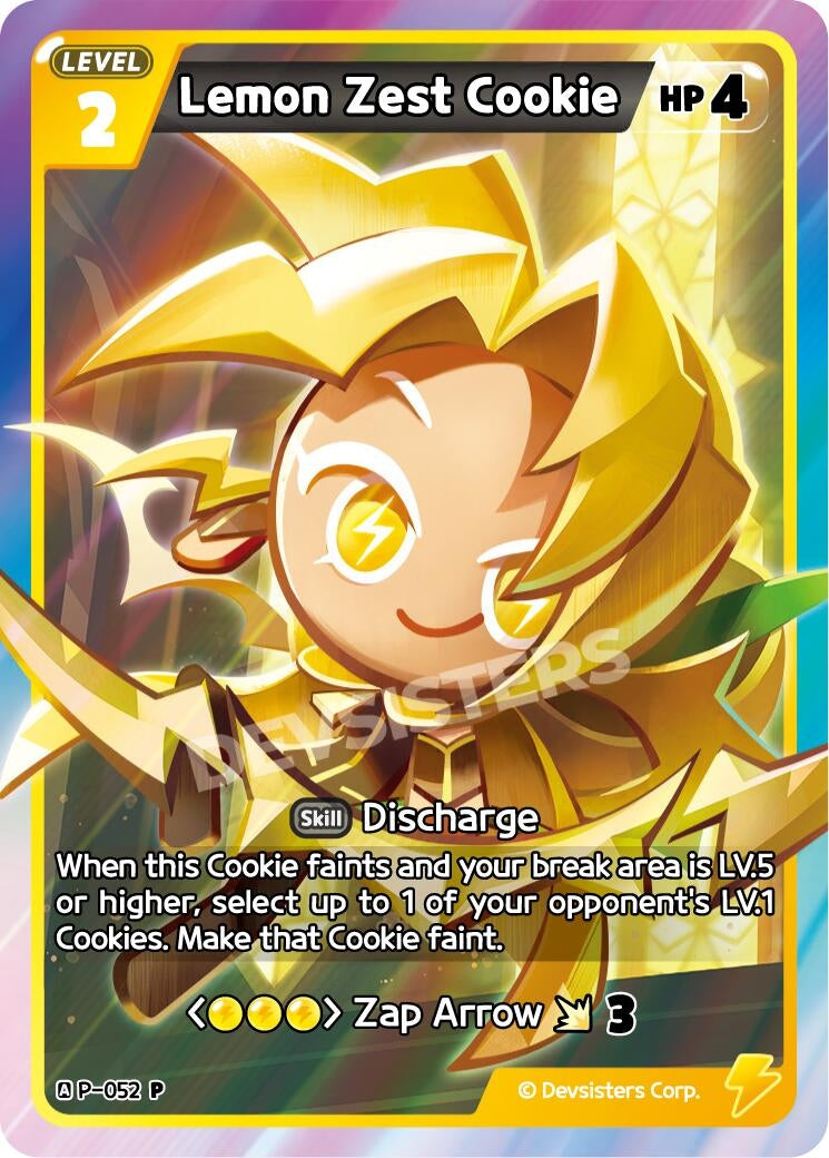 Image for Lemon Zest Cookie (P-052) (P) - CookieRun: Braverse TCG