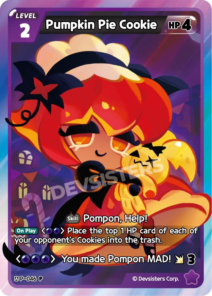 Image for Pumpkin Pie Cookie (P-046) (P) - CookieRun: Braverse TCG