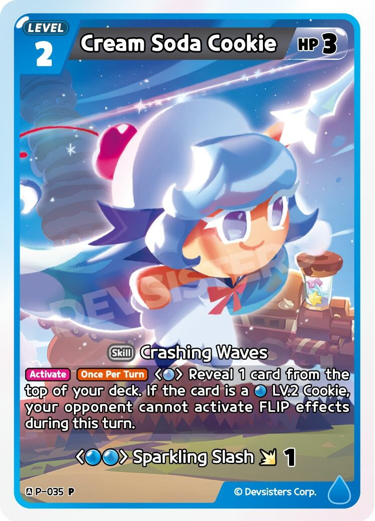 Image for Cream Soda Cookie (035) (P-035) (P) - CookieRun: Braverse TCG