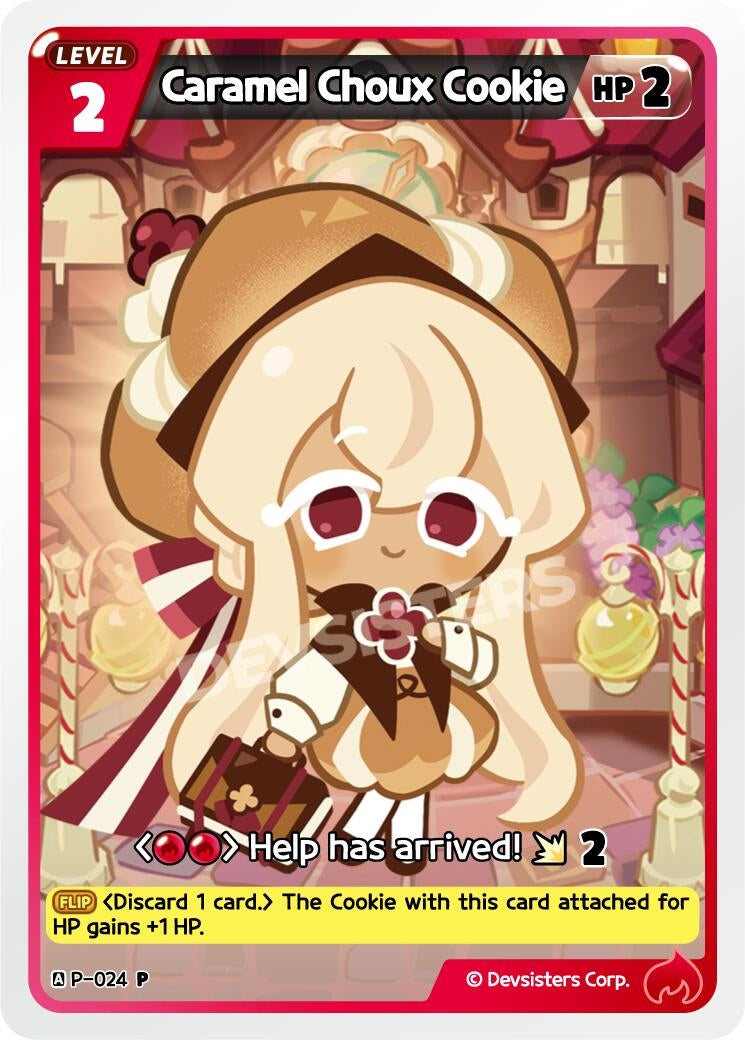 Image for Caramel Choux Cookie (P-024) (P) - CookieRun: Braverse TCG