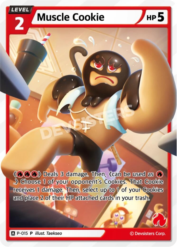 Image for Muscle Cookie (015) (P-015) (P) - CookieRun: Braverse TCG