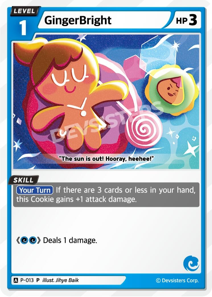 Image for GingerBright (013) (P-013) (P) - CookieRun: Braverse TCG