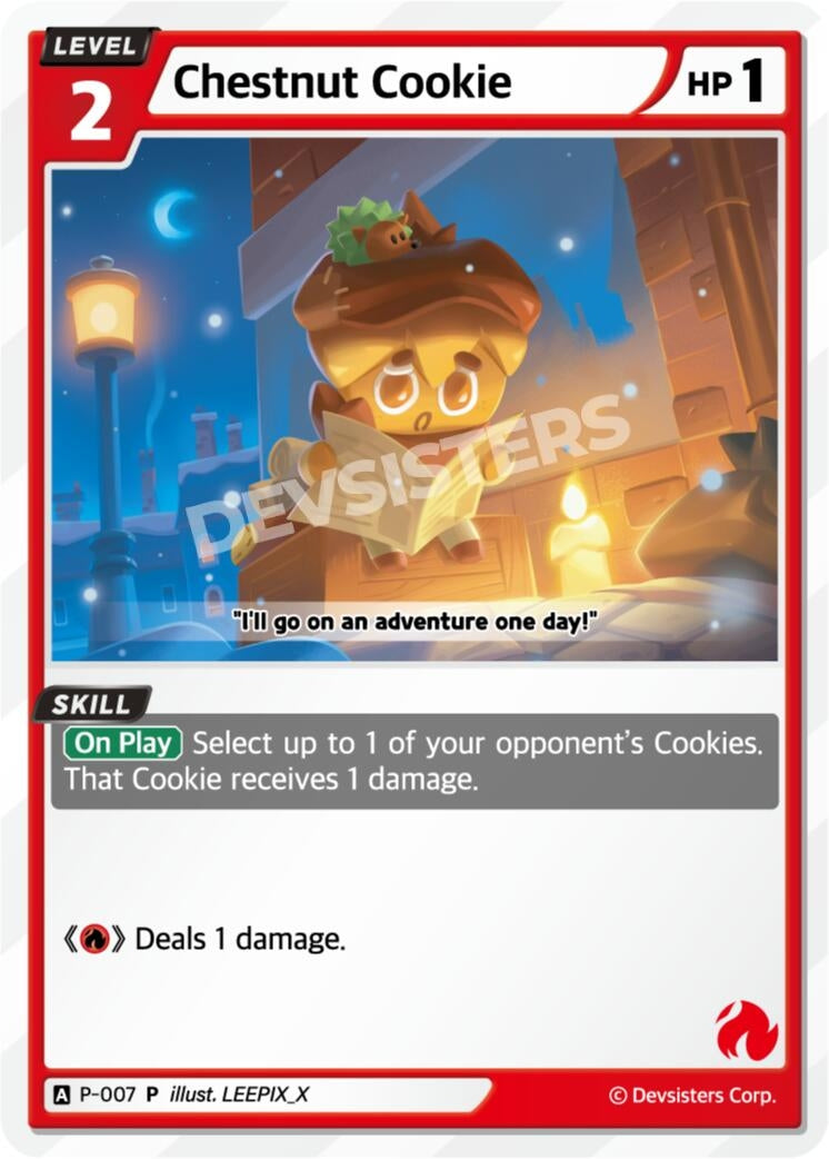 Image for Chestnut Cookie (P-007) (P-007) (P) - CookieRun: Braverse TCG