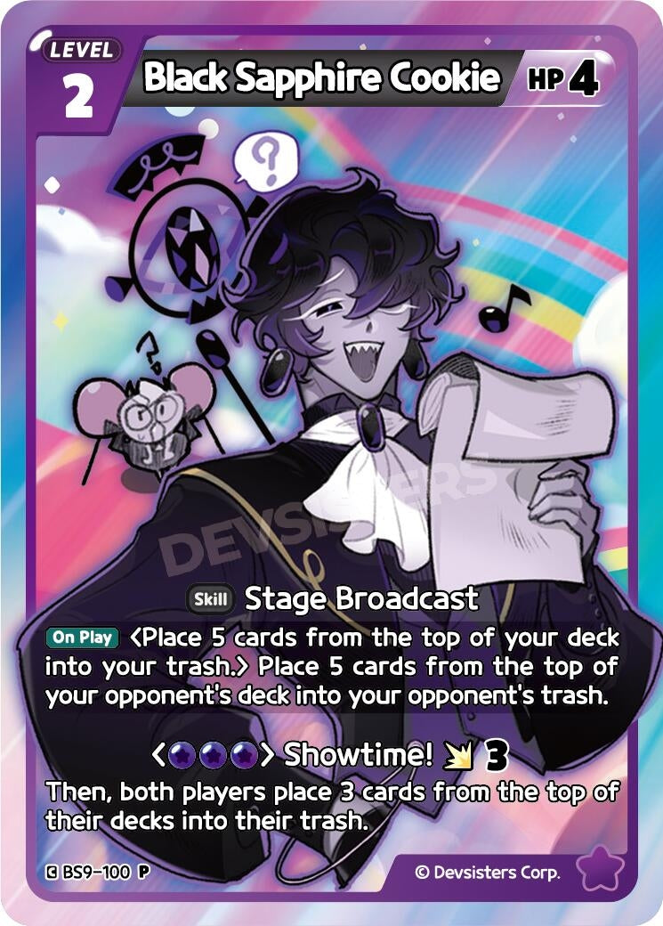 Image for Black Sapphire Cookie (100) (BS9-100) (P) - CookieRun: Braverse TCG