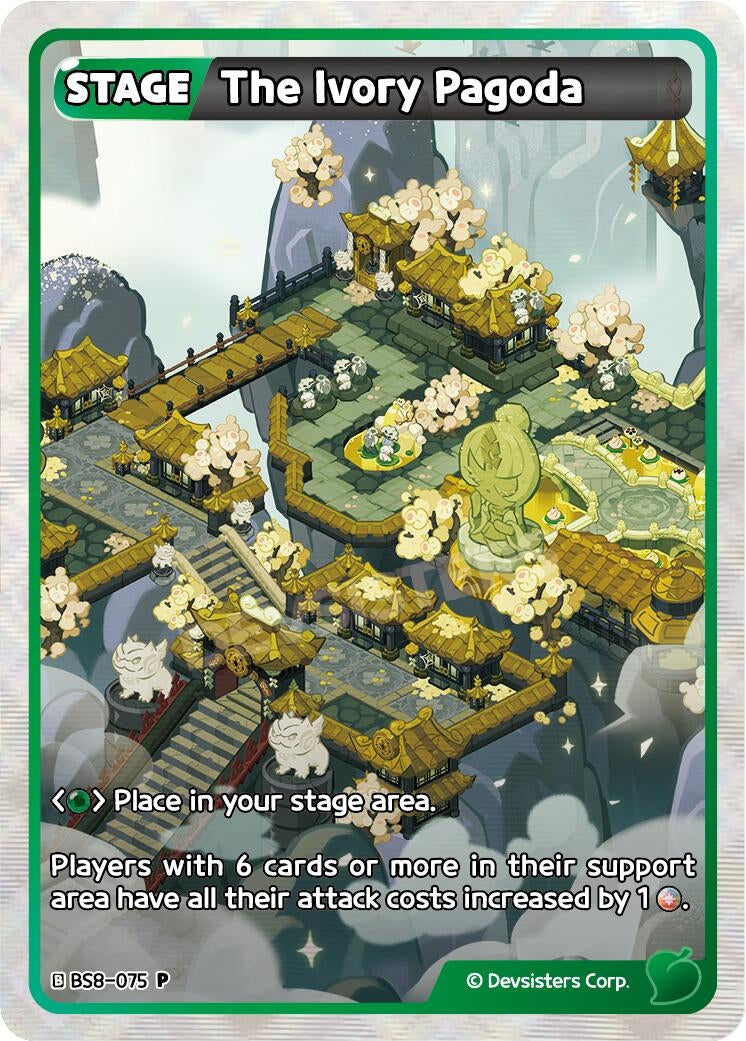 Image for The Ivory Pagoda (BS8-075) (P) - CookieRun: Braverse TCG