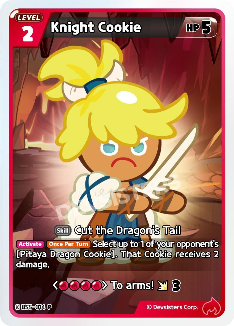 Image for Knight Cookie (BS5-014) (P) - CookieRun: Braverse TCG