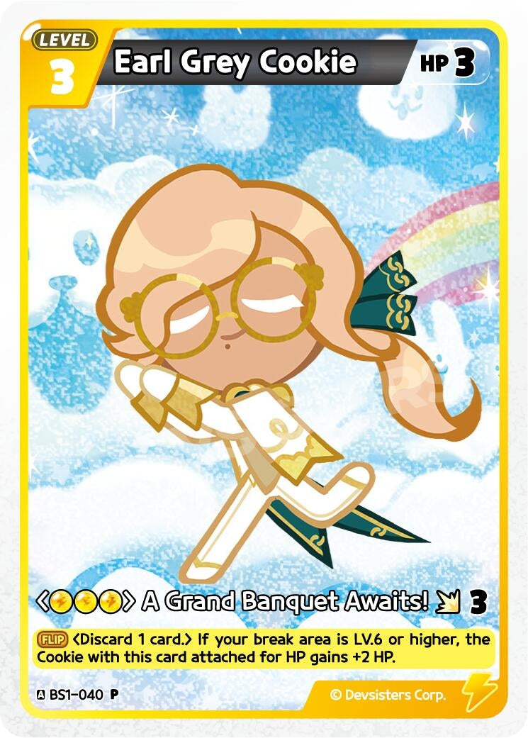 Image for Earl Grey Cookie (040) (BS1-040) (P) - CookieRun: Braverse TCG