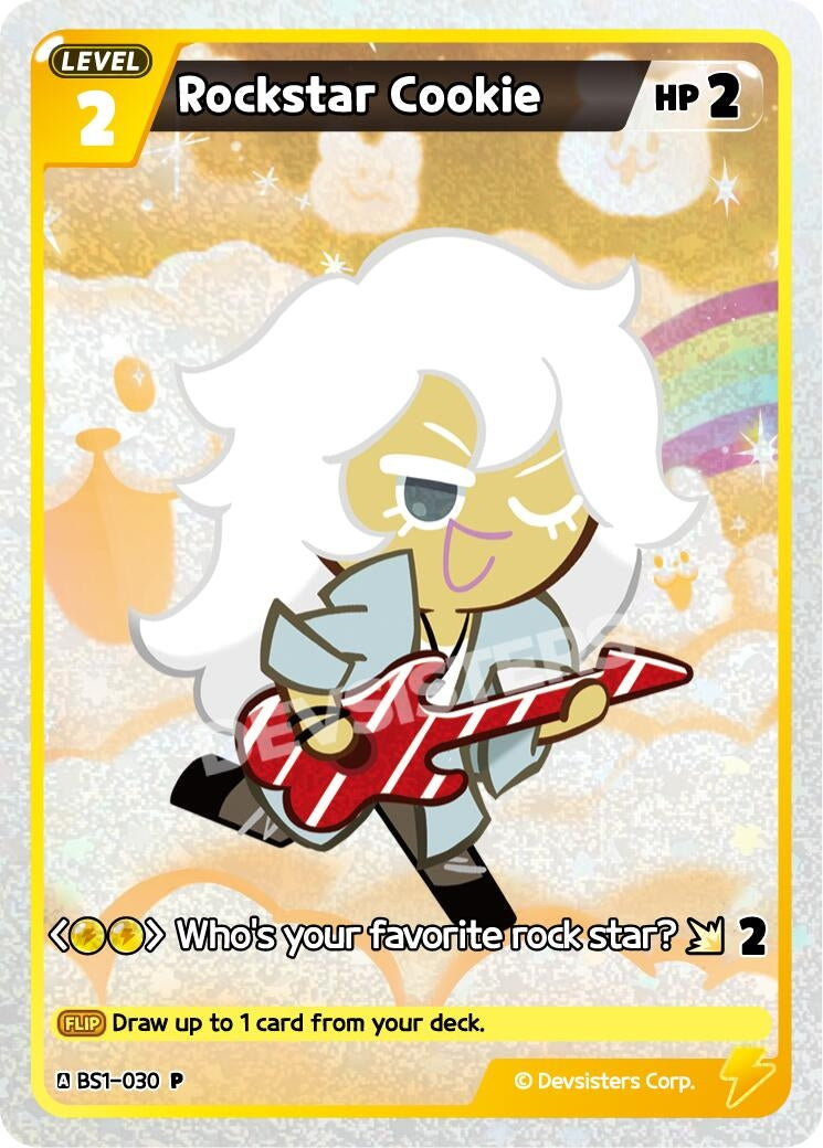 Image for Rockstar Cookie (030) (BS1-030) (P) - CookieRun: Braverse TCG