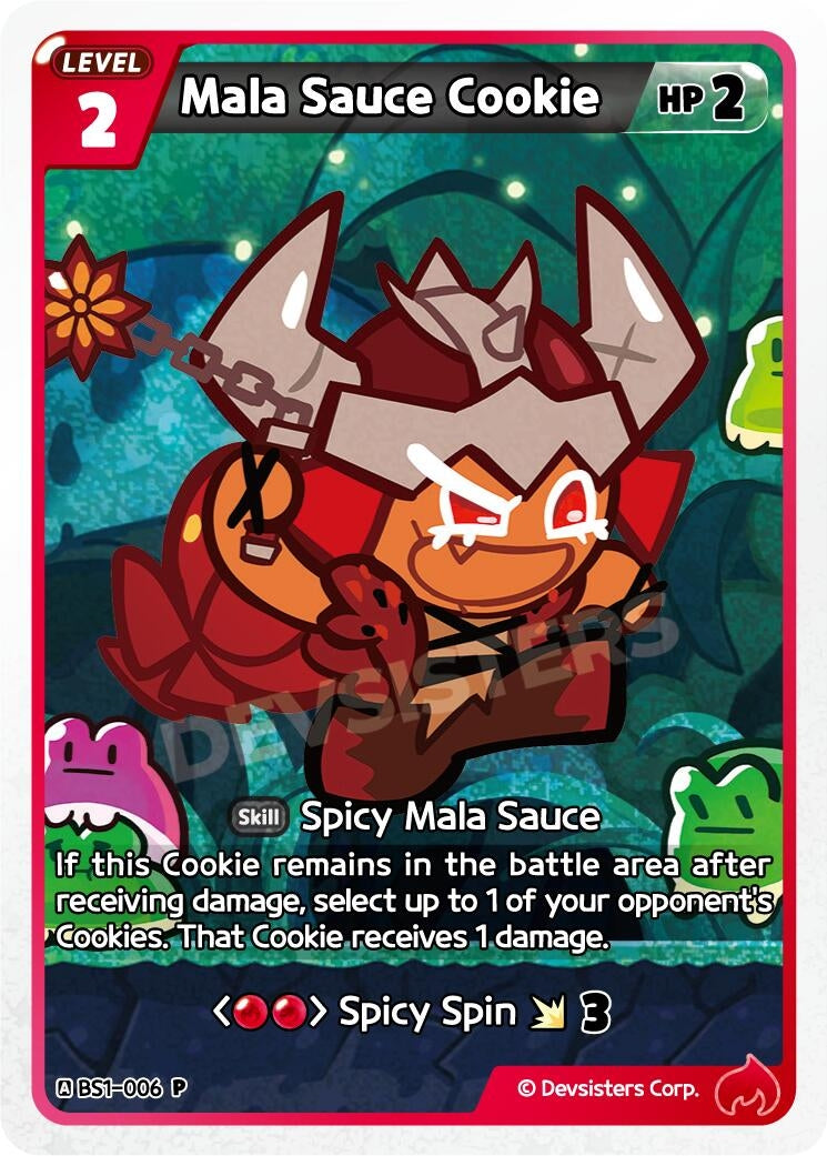 Image for Mala Sauce Cookie (006) (BS1-006) (P) - CookieRun: Braverse TCG