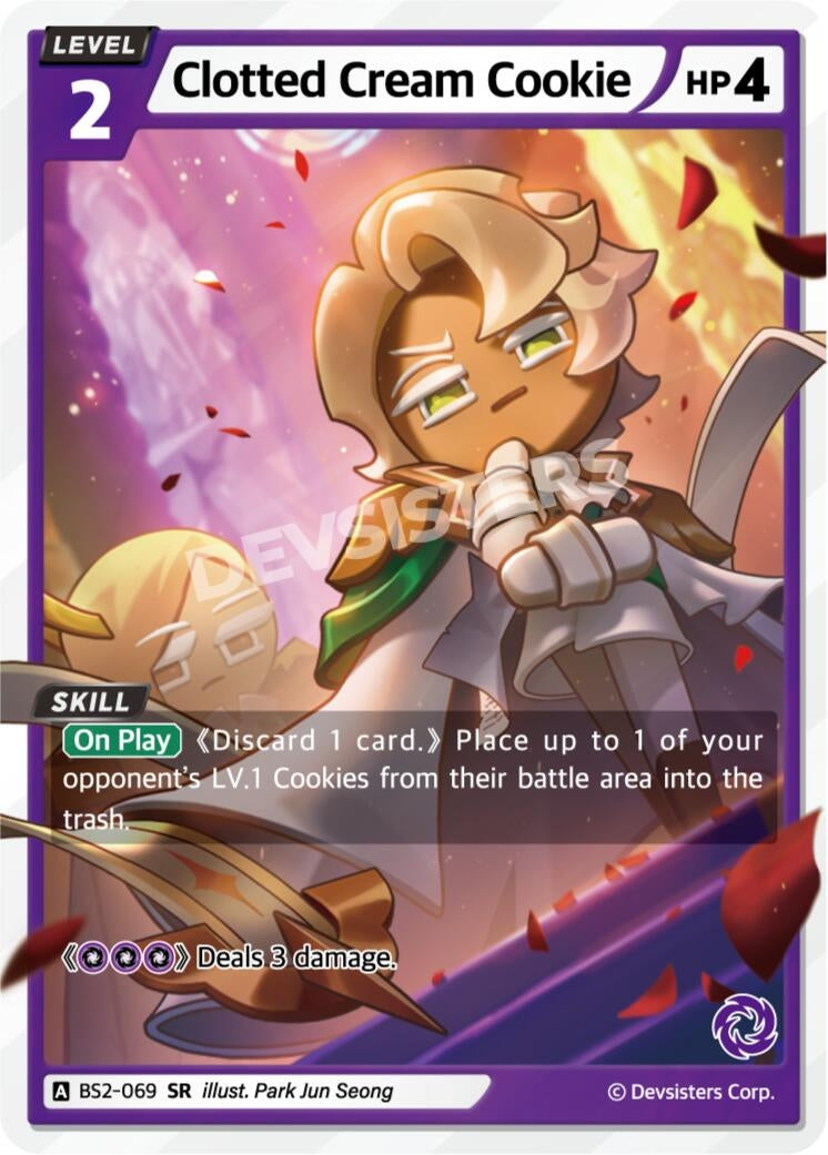 Image for Clotted Cream Cookie (BS2-069) (BS1-BS2) - CookieRun: Braverse TCG