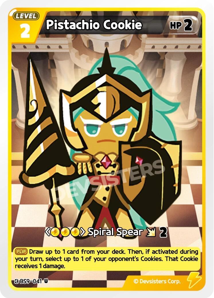 Image for Pistachio Cookie (041) (Ver. 1) (BS9-041) (BS8-BS9) - CookieRun: Braverse TCG