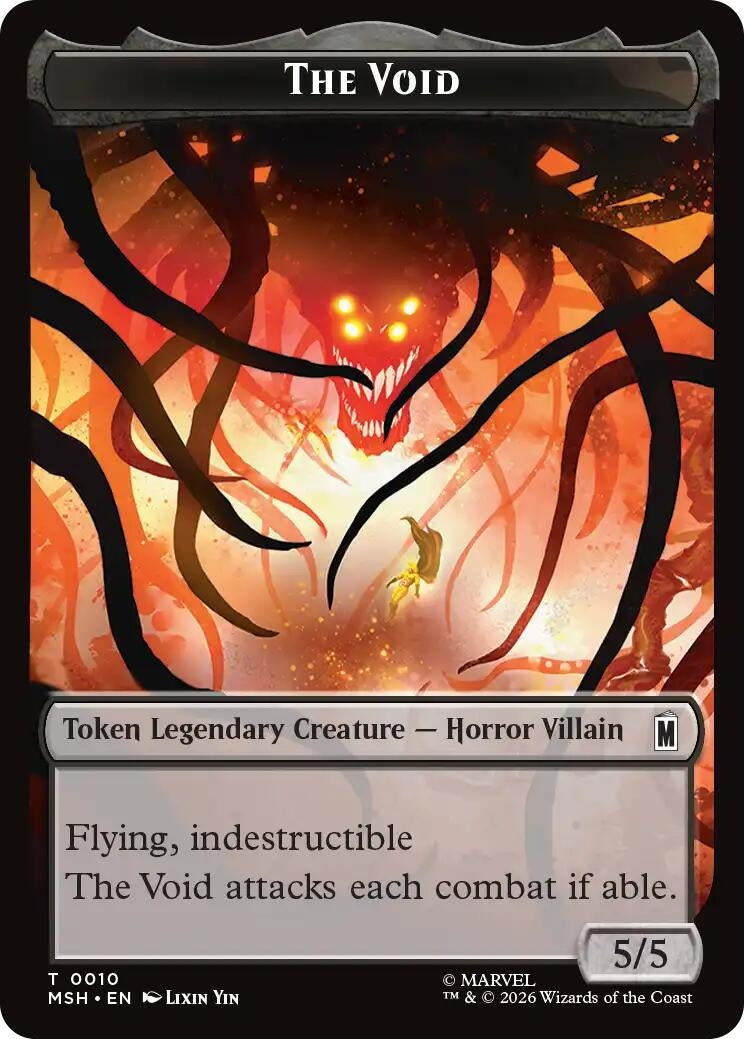 Image for The Void // Squirrel Double-Sided Token (010/014) (MSH) - Magic: The Gathering