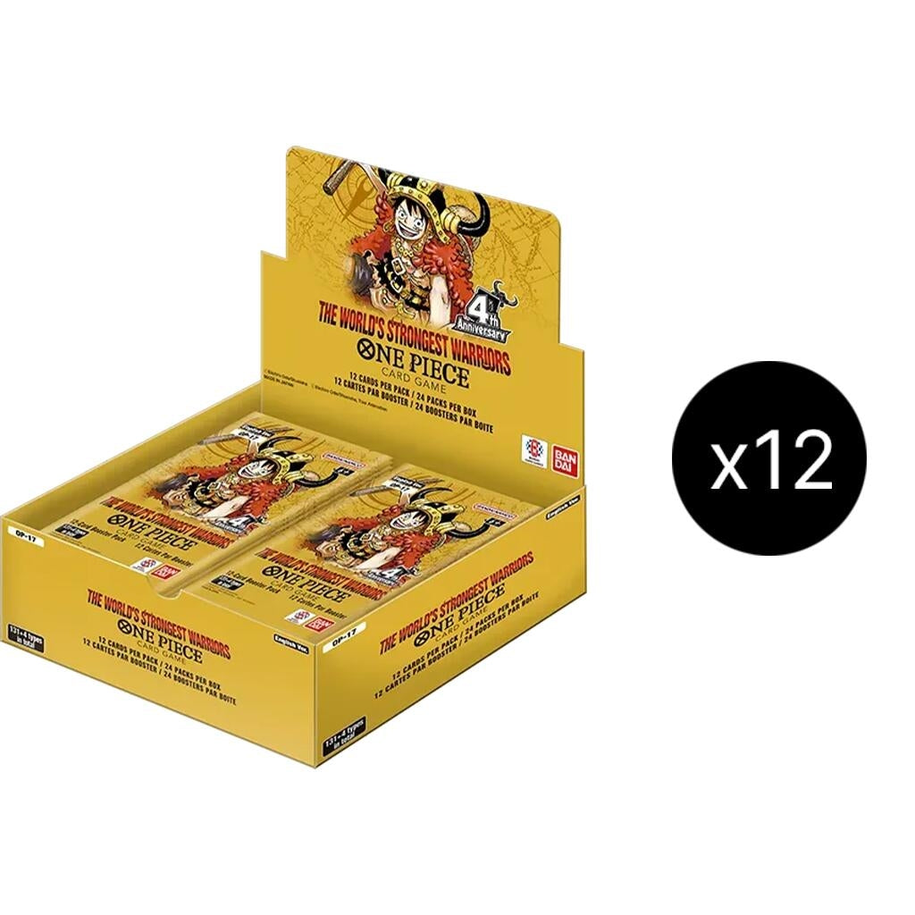 Image for The World's Strongest Warriors Booster Box Case - One Piece Card Game