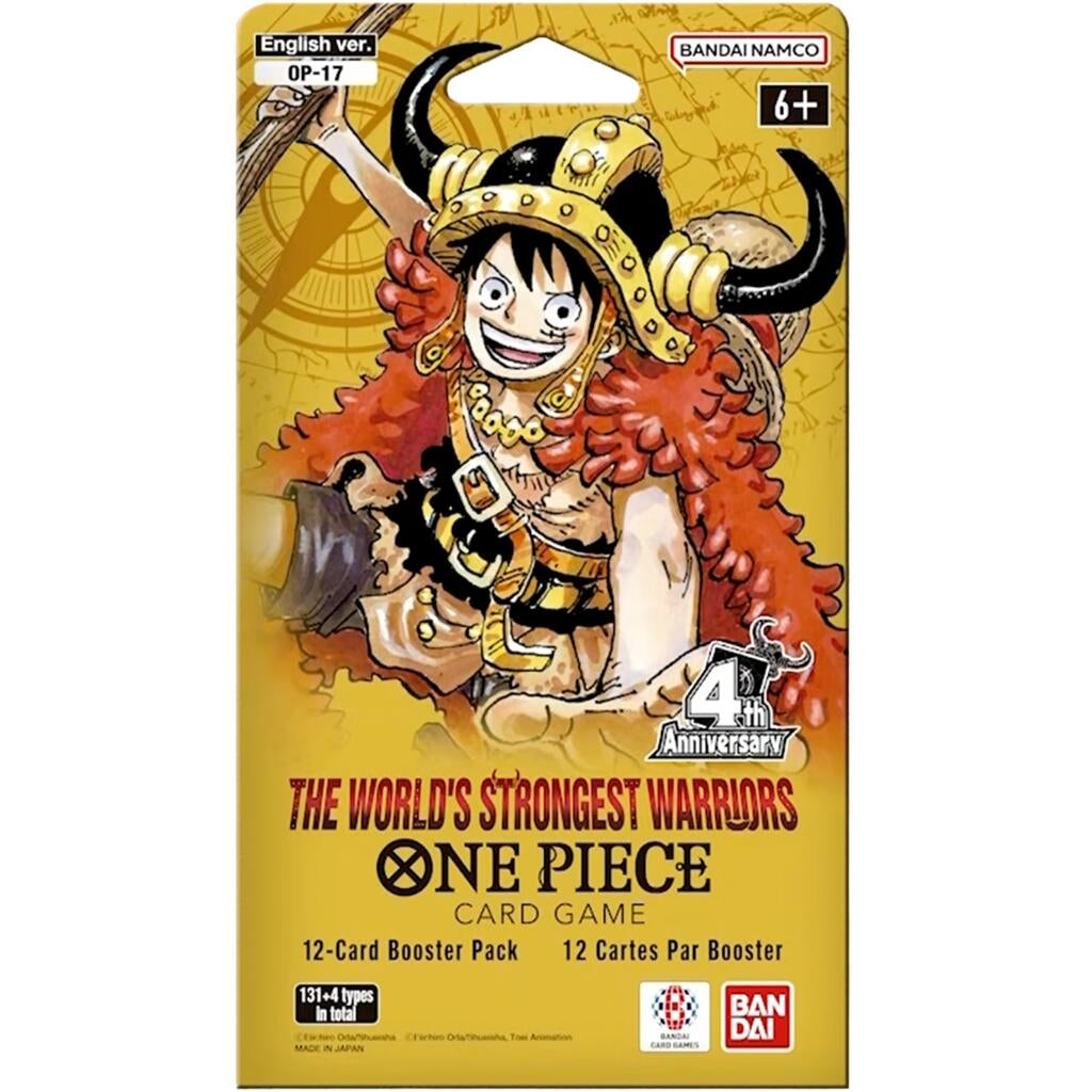 Image for The World's Strongest Warriors Sleeved Booster Pack - One Piece Card Game