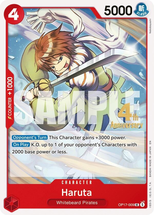 Image for Haruta (OP17-009) (OP17 RE) - One Piece Card Game