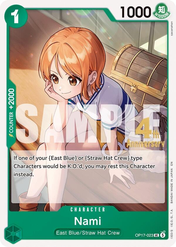 Image for Nami (023) (OP17-023) (OP17 RE) - One Piece Card Game