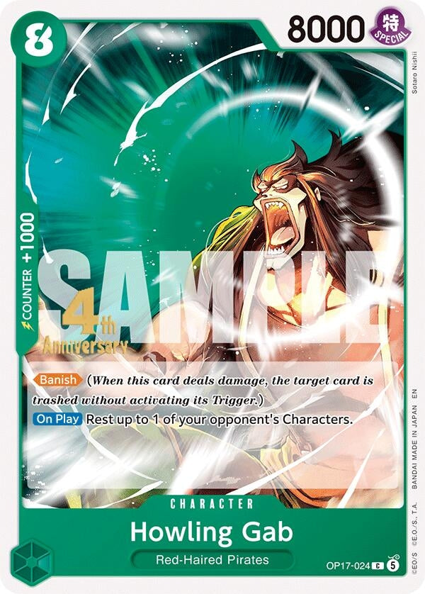 Image for Howling Gab (OP17-024) (OP17 RE) - One Piece Card Game