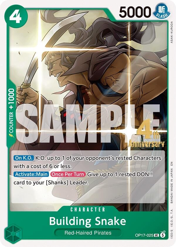 Image for Building Snake (OP17-025) (OP17 RE) - One Piece Card Game
