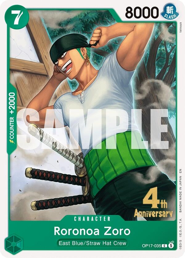 Image for Roronoa Zoro (035) (OP17-035) (OP17 RE) - One Piece Card Game