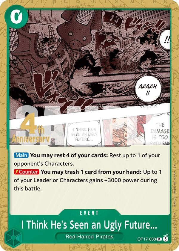 Image for I Think He's Seen an Ugly Future... (OP17-038) (OP17 RE) - One Piece Card Game