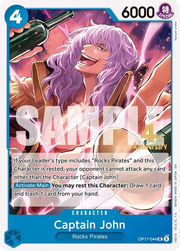 Image for Captain John (OP17-044) (OP17 RE) - One Piece Card Game
