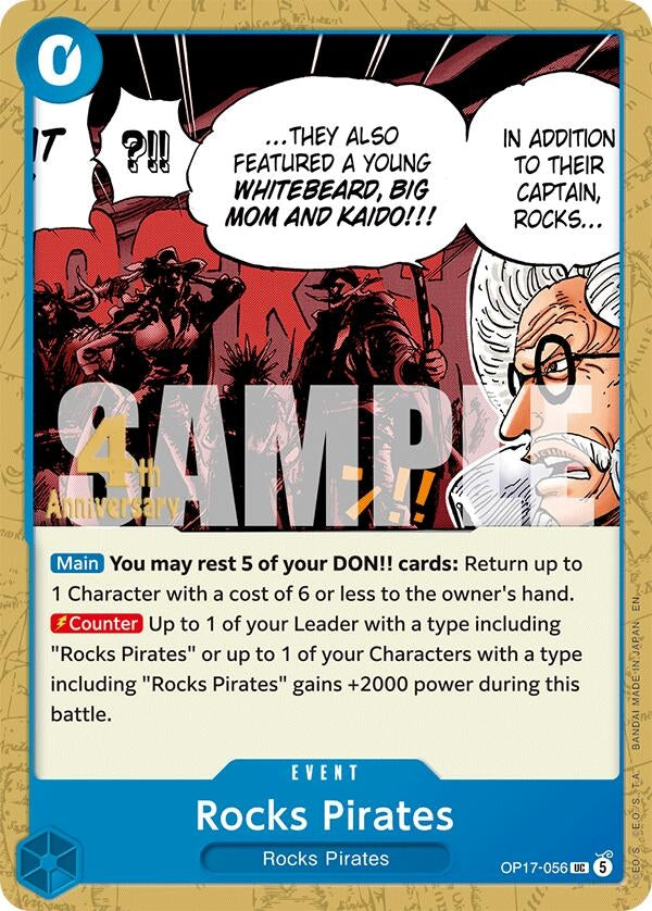 Image for Rocks Pirates (OP17-056) (OP17 RE) - One Piece Card Game