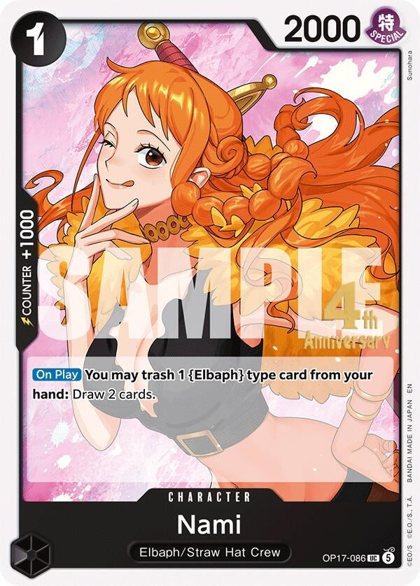 Image for Nami (086) (OP17-086) (OP17 RE) - One Piece Card Game