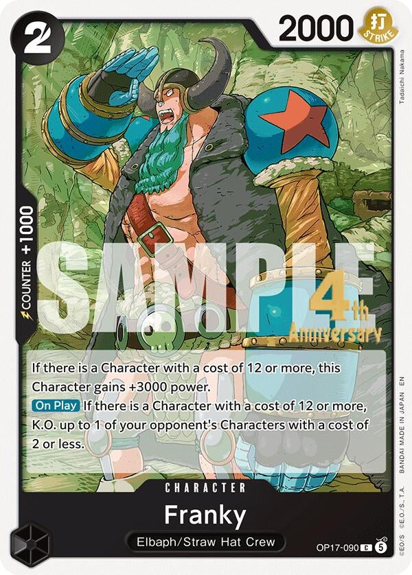 Image for Franky (OP17-090) (OP17 RE) - One Piece Card Game