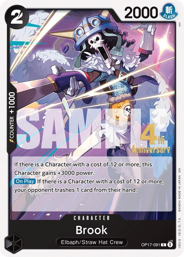 Image for Brook (OP17-091) (OP17 RE) - One Piece Card Game