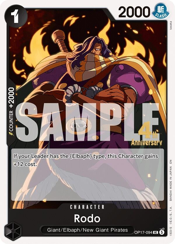 Image for Rodo (OP17-094) (OP17 RE) - One Piece Card Game