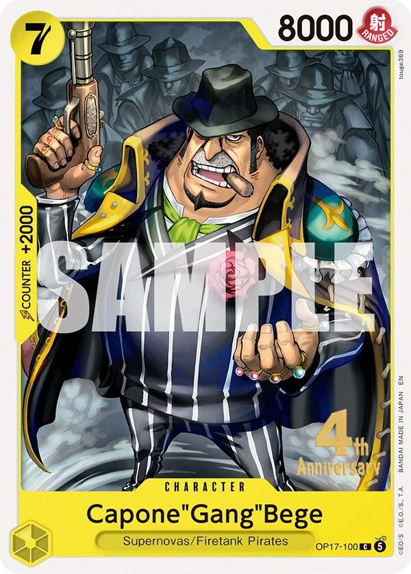 Image for Capone"Gang"Bege (OP17-100) (OP17 RE) - One Piece Card Game