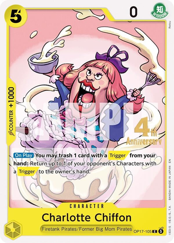 Image for Charlotte Chiffon (OP17-105) (OP17 RE) - One Piece Card Game