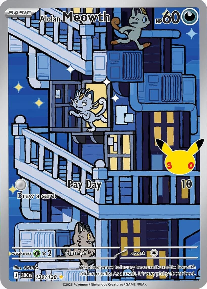 Image for Alolan Meowth (139/128) (30C) - Pokemon