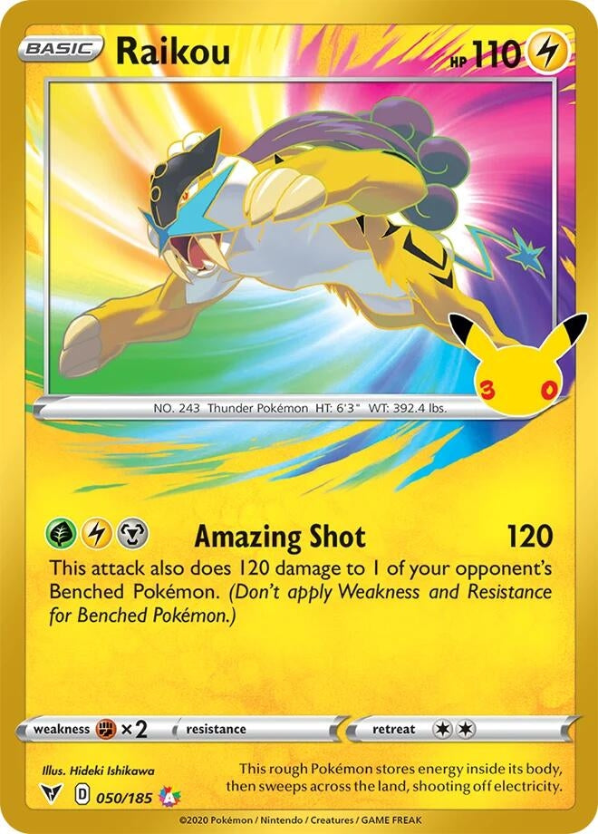 Image for Raikou (050/185) (30C) - Pokemon