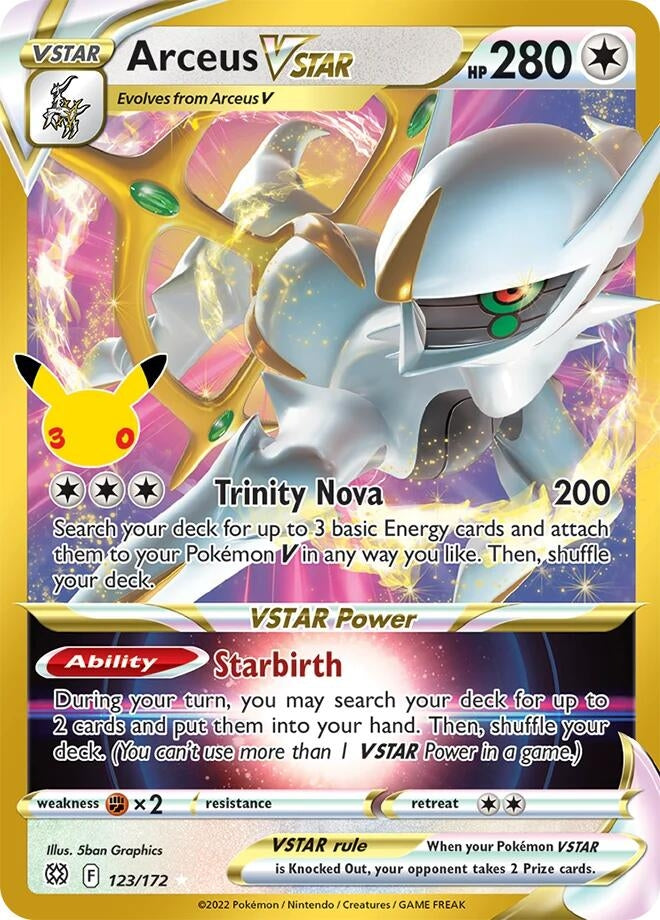 Image for Arceus VSTAR (123/172) (30C) - Pokemon