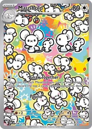 Image for Maushold (146/128) (30C) - Pokemon