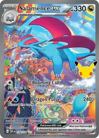 Image for Salamence ex (156/128) (30C) - Pokemon
